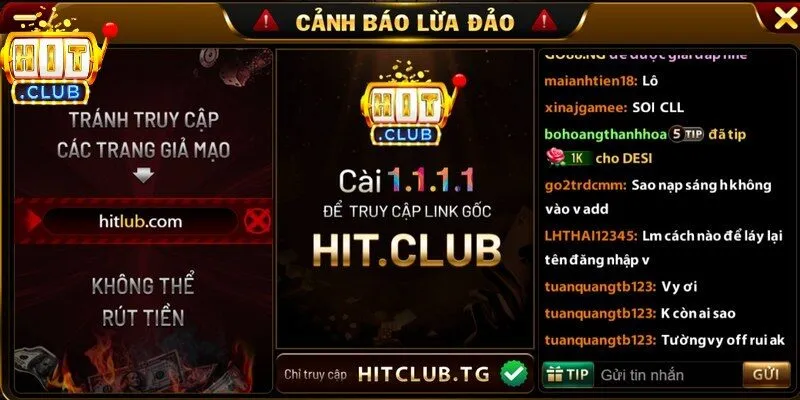 Cách thức phân biệt Hitclub giả và chính thức qua nhiều yếu tố