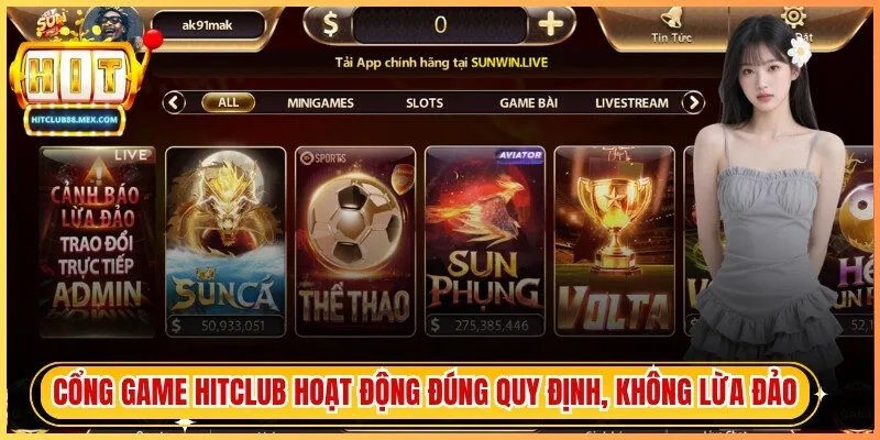 Cổng game Hitclub hoạt động đúng quy định, không lừa đảo