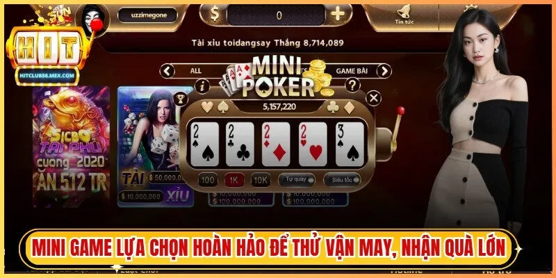 Mini game là lựa chọn hoàn hảo để thử vận may, nhận quà lớn