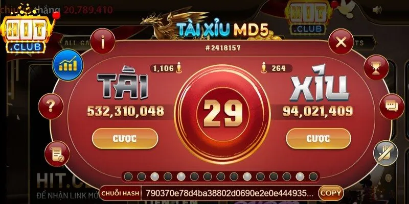 Tài Xỉu MD5 tạo nên một môi trường cá cược xanh chín