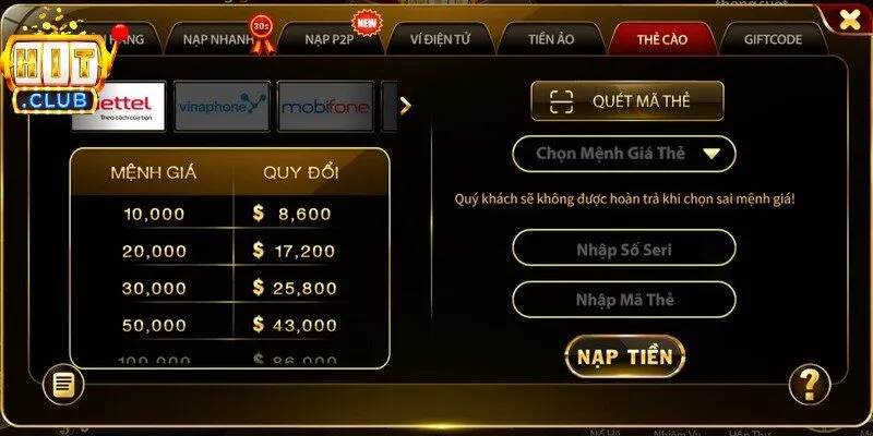 Dùng thẻ cào điện thoại tiện lợi, bảo mật và miễn phí tuyệt đối